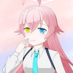 ブルーアーカイブの小鳥遊ホシノを描きました