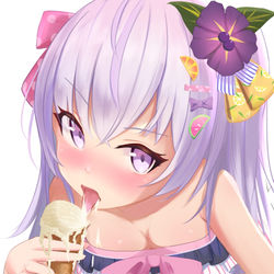 白洲アズサちゃんがソフトクリームを舐めてるだけ