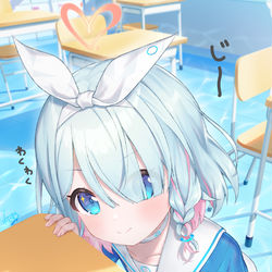 なでられ待ちのアロナちゃん