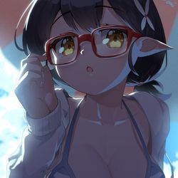 水着アヤネさん　＋ラクガキ