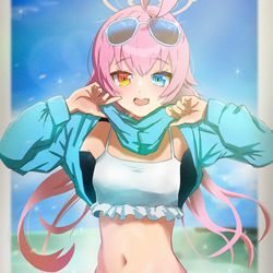 水着おじさん+覆面