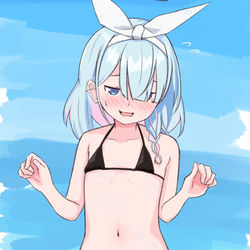 水着アロナちゃんとシュエリン