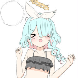 黒水着のアロナを妄想する先生とは…