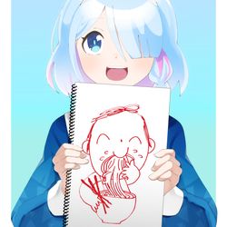 アロナの似顔絵