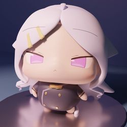 ヒナ3Dモデル作りました！