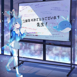 ブルアカ2周年記念アート✨おめでとうございます！
