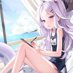 "あ、先生、起きた？"