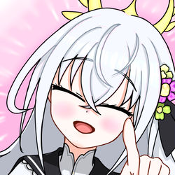 顔近いアズサ