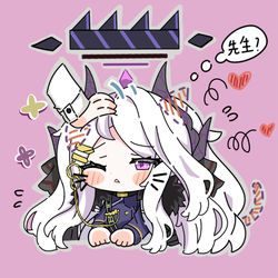 頭を撫でる