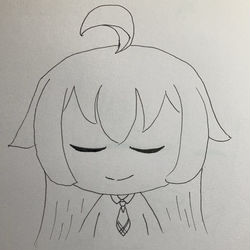 目瞑りホシノ