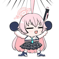 上攻撃する小鳥遊ホシノ