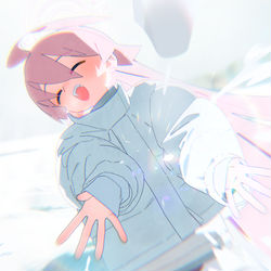 ホシノと雪合戦