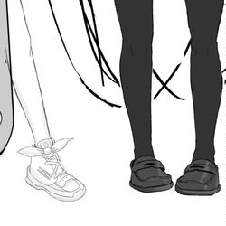 アロナとプラナの足元(WIP)