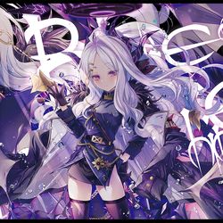 C103冬コミ新作プレイマット「空崎ヒナ第1弾(黒背景)」