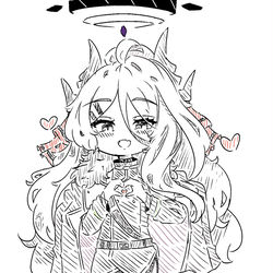 手でハート
