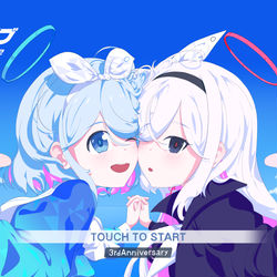 ブルアカ3周年アート！　(再投稿)