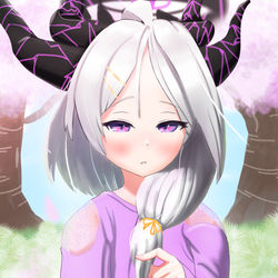 「先生……に、似合ってる？」