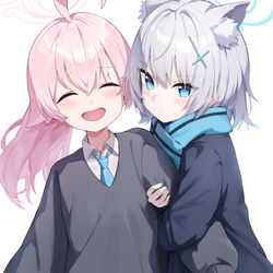 ホシノとシロコ