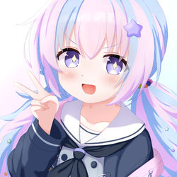 画了芋泥味小孩！
