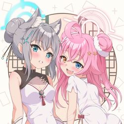 雀魂シロコ＆ホシノ