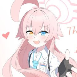 X用に描いたホシノ