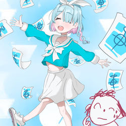 先生！アロナが一番好きな色がいっぱいです！