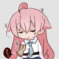 寝てるホシノ