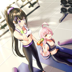 スミレちゃんとホシノちゃん！