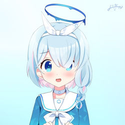 アロナのスク水お触り