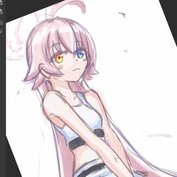 ホシノ　水着　ラフ