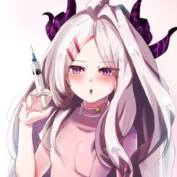 ナース服を着たヒナ