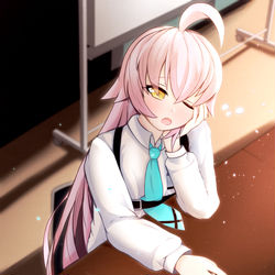 「んぁ？聞いてる、聞いてるよ～」