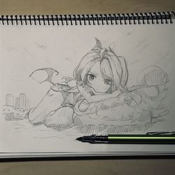 히나 손그림