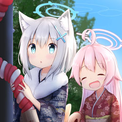 ホシノとシロコの初詣