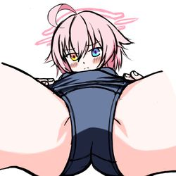 スク水ショートカットホシノ