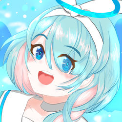 ブルアカのアロナちゃん描いてみた。