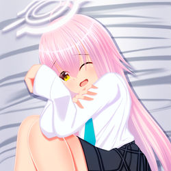 うへぇ……。先生も一緒にお昼寝どう？