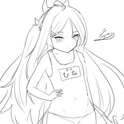 Swimsuit Hina Sketch