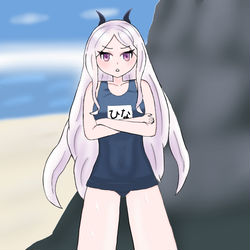 ヒナちゃんと海