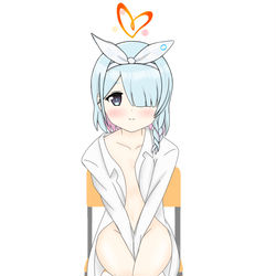 裸Yシャツ(彼シャツ)アロナさん