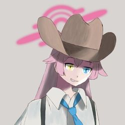 カウボーイハットをかぶったホシノ