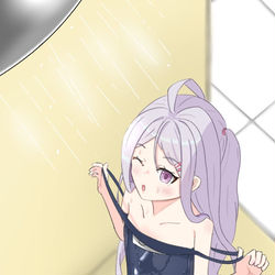 水着ヒナシャワー