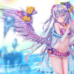 海で