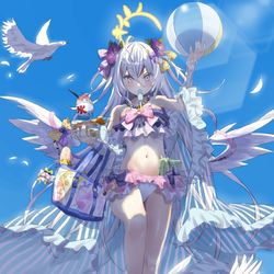 はしゃぐアズサ
