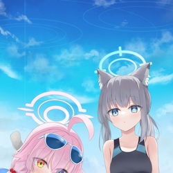 ホシノとシロコ