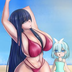 Saori stretching ft Arona