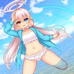 summer sky and sea