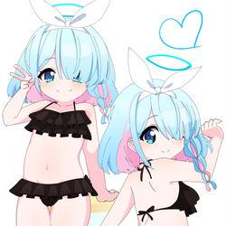 黒ビキニアロナ