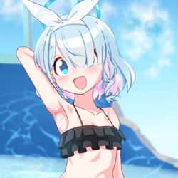 黒ビキニアロナ👙