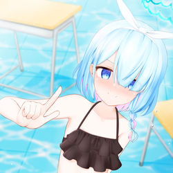 黒ビキニアロナ